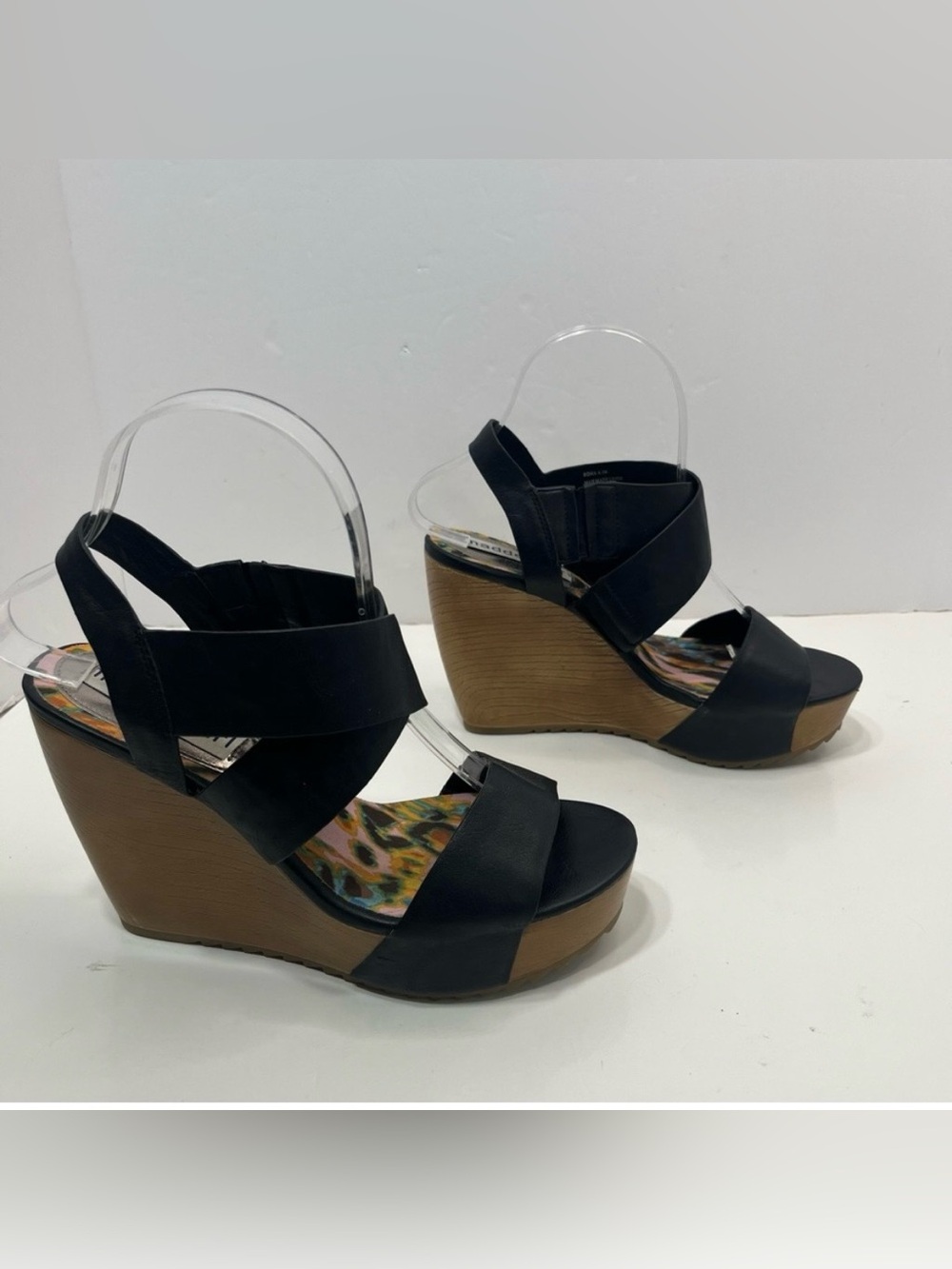 MADDEN GIRL Roma Playform Wedge Shoes sandals women’s size 6.5 M